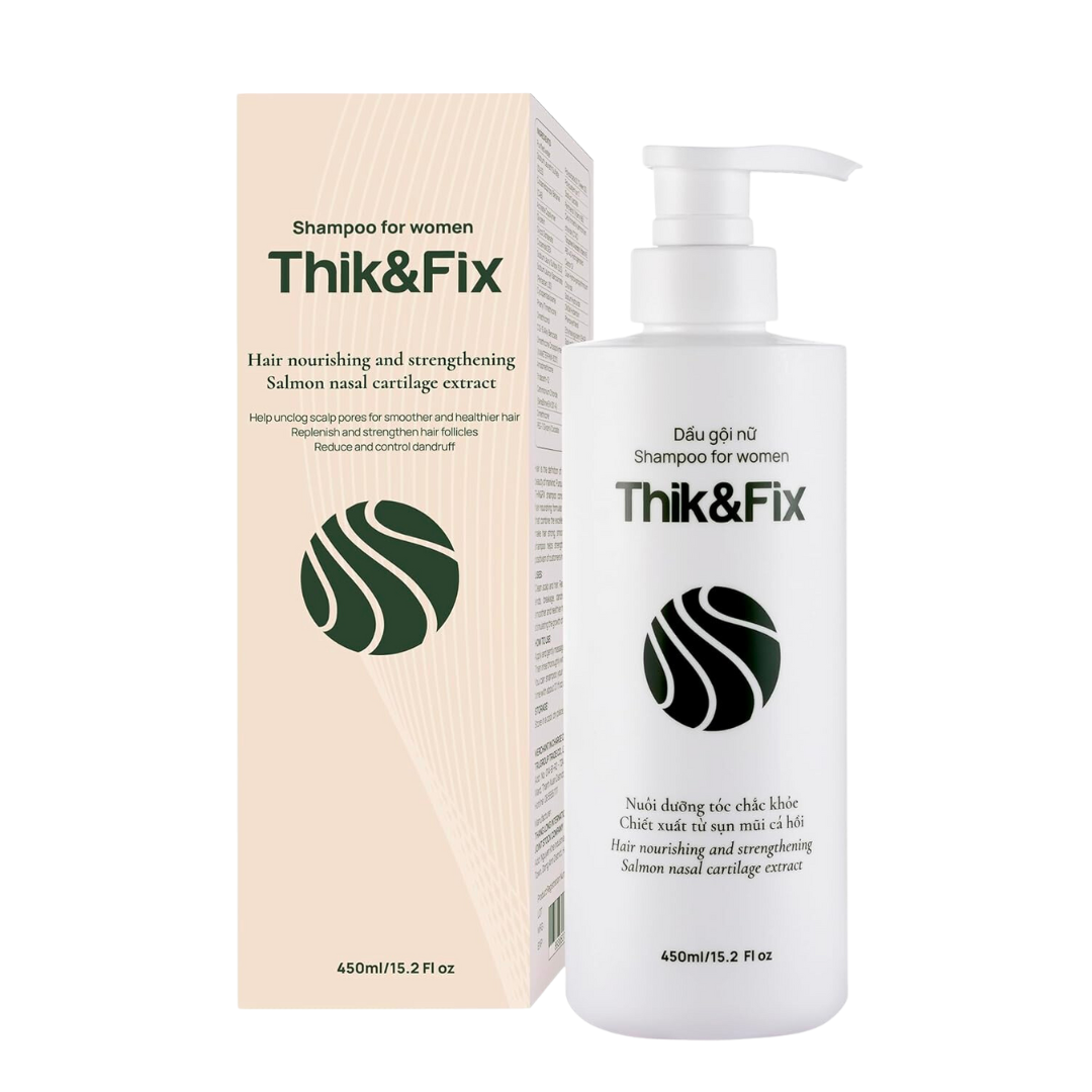 Dầu gội mọc tóc cho Nữ Thik&Fix ( Chai 450ml )
