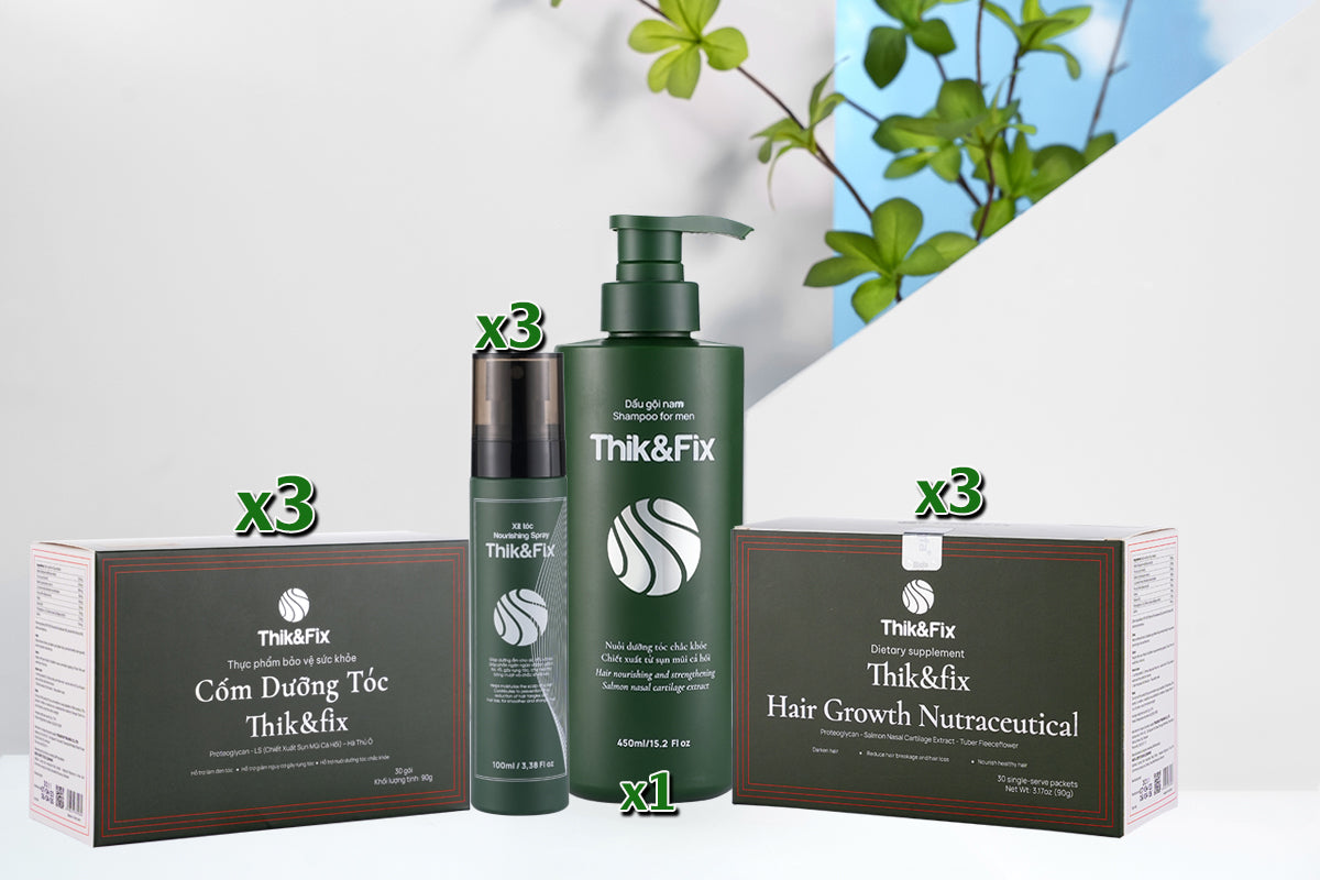 Cốm dưỡng tóc Thik&Fix ( Hộp 30 gói )