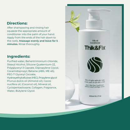 Dầu xả dưỡng tóc Thik&Fix ( Chai 450ml )