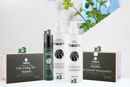 Thik&Fix Hair Growth Shampoo for Women (15.2 Fl oz/450ml)